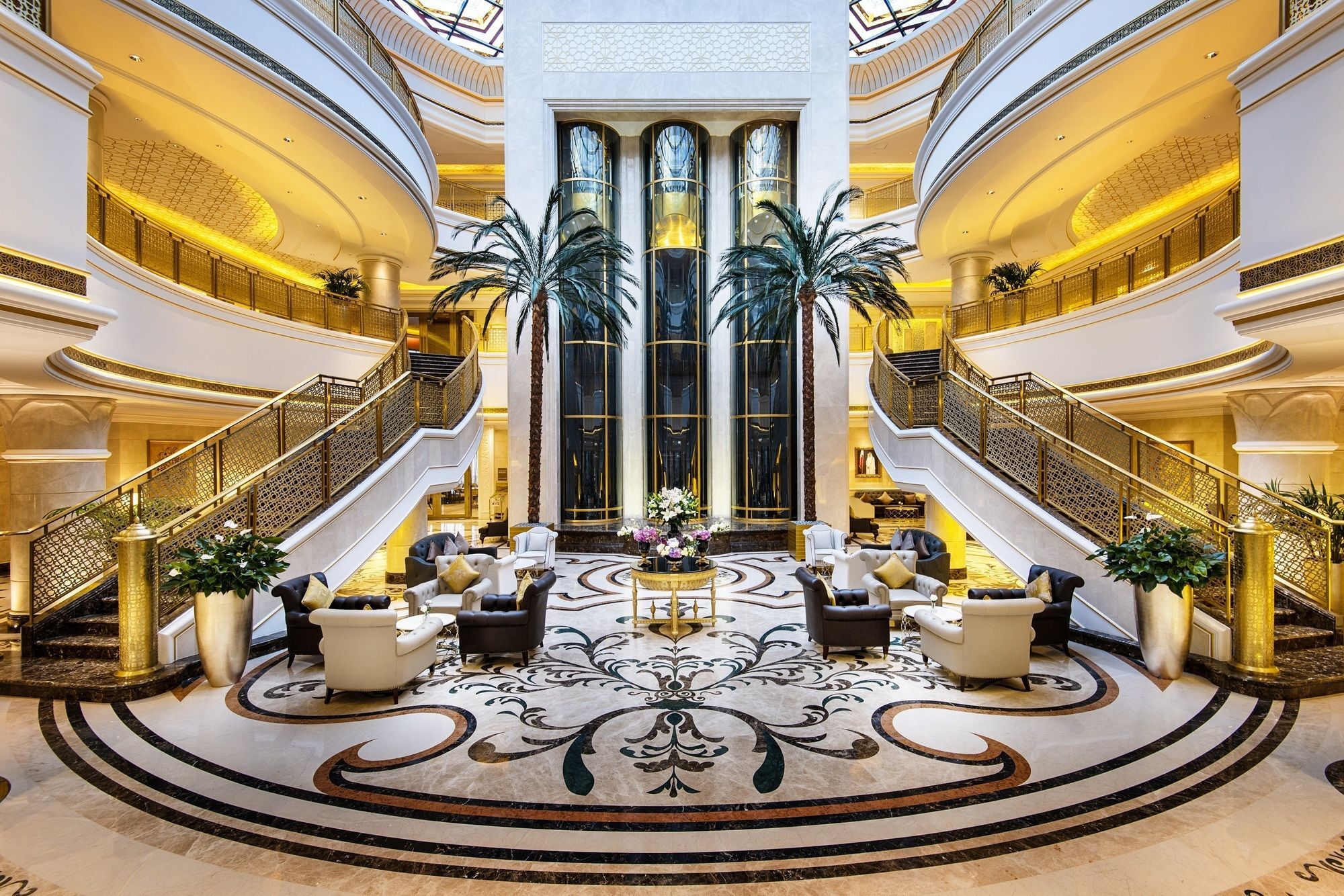 Ezdan Palace Hotel Doha Exterior foto Lobby